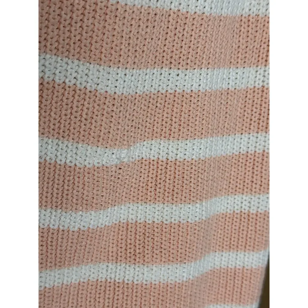 Emporio Armani Orange Striped Sweater Vest S